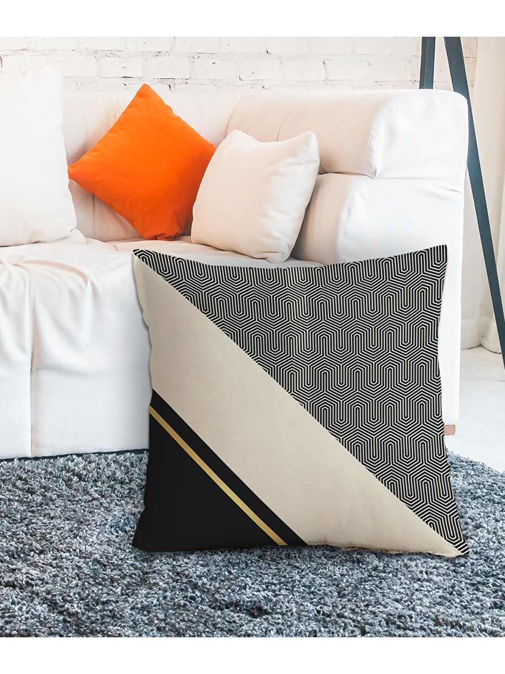 Karışık Dijital Baskılı 65x65 cm Yer Minderi Ve Bahçe Minderi-1