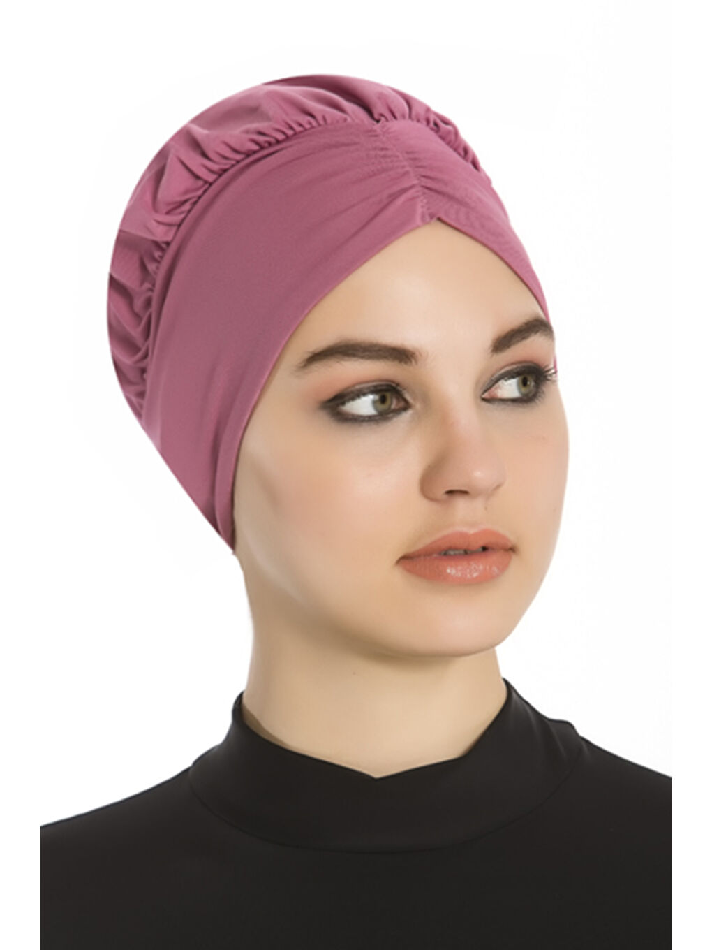 Büzgülü Deniz Havuz Bone R-1001 Pembe-1