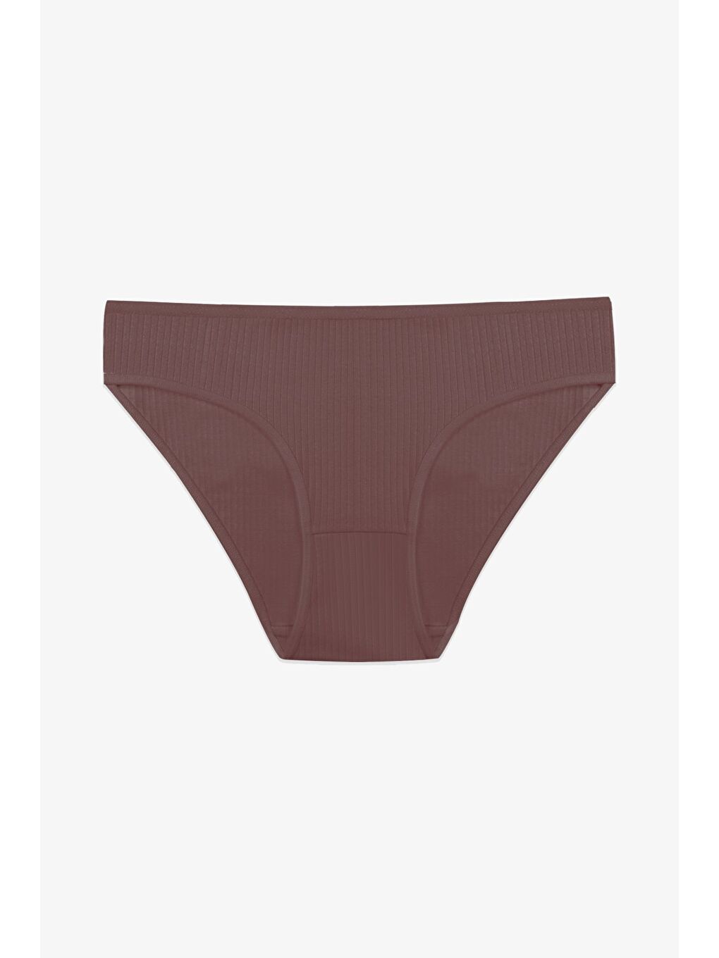 Siyah Kadın 3'lü Pamuklu Fitilli Külot-1