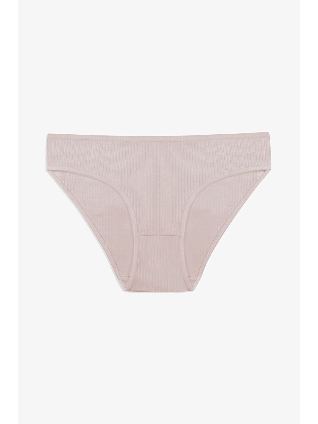 Siyah Kadın 3'lü Pamuklu Fitilli Külot-1