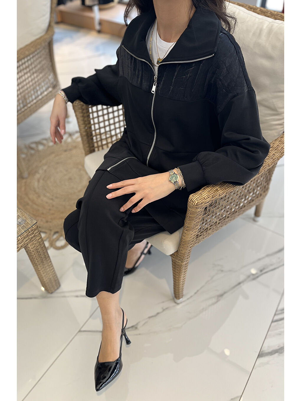 Pantolonlu Takım 1037 Siyah-1