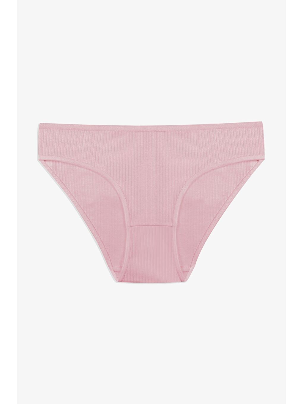 Siyah Kadın 3'lü Pamuklu Fitilli Külot-1