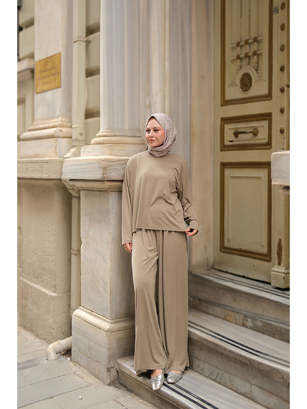 Kadın Rise Jarse Dökümlü Takım Yeşil-1