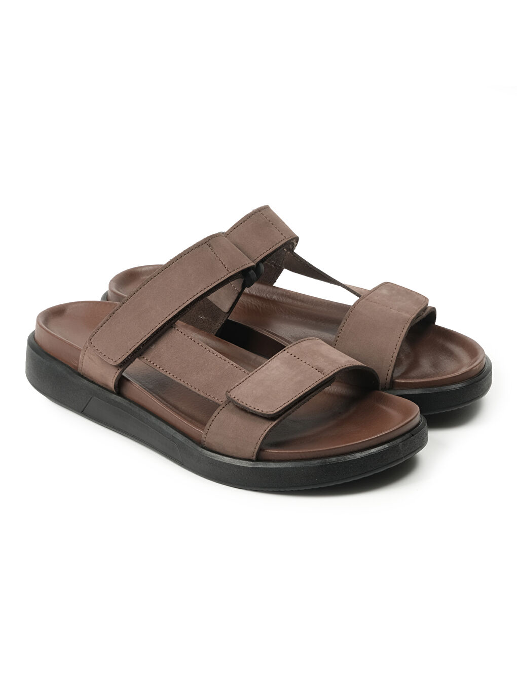 Kahverengi Erkek Terlik AG- 23345-3 Nubuk Kahve-1