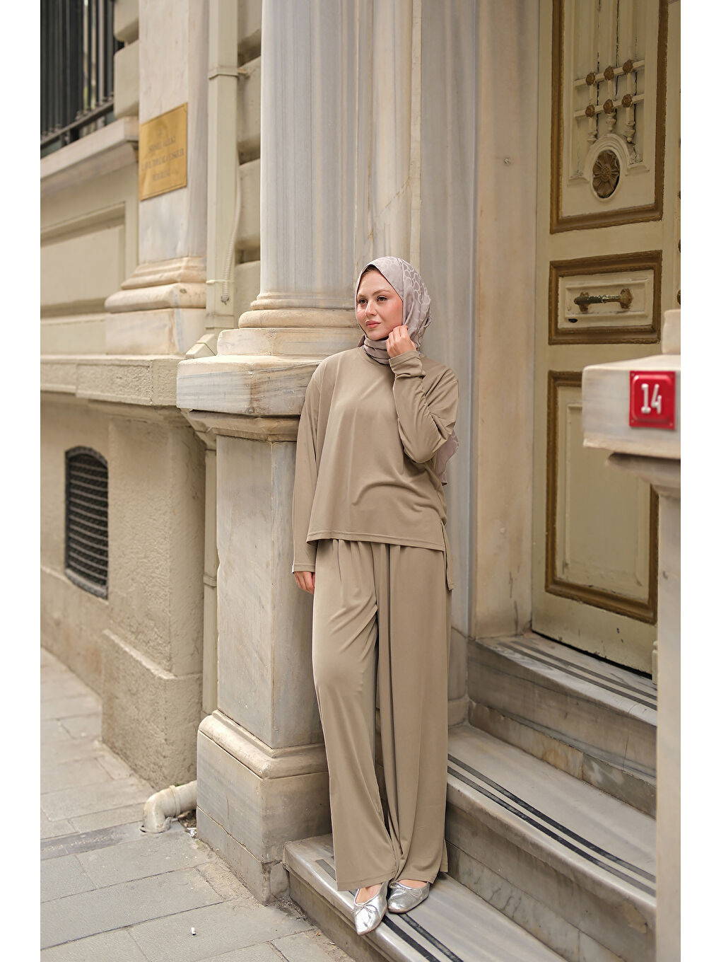 Kadın Rise Jarse Dökümlü Takım Yeşil-3