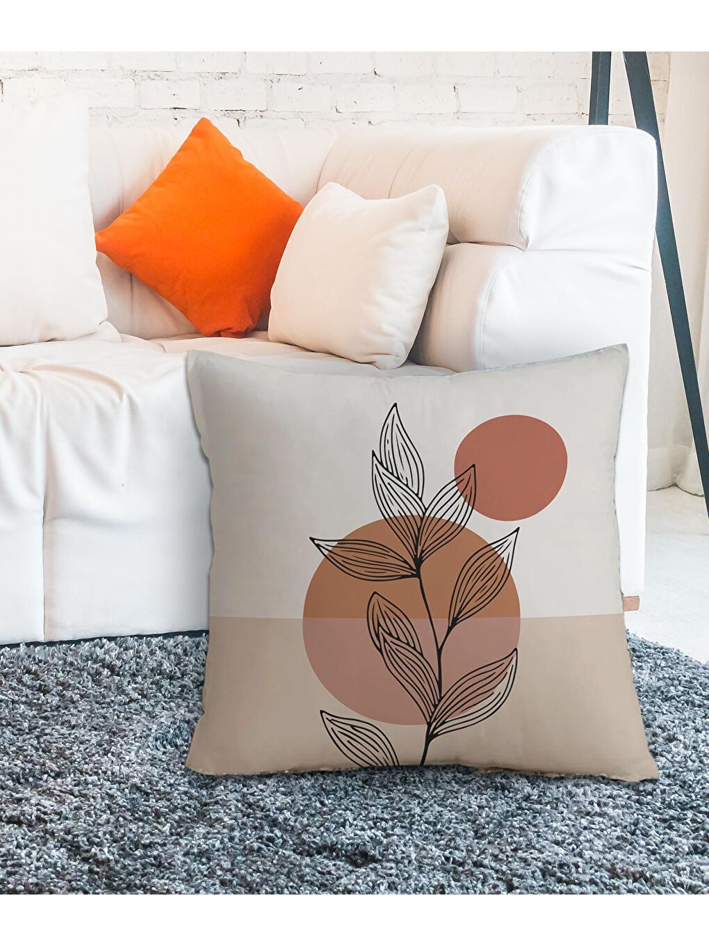 Karışık Dijital Baskılı 65x65 cm Yer Minderi Ve Bahçe Minderi-1