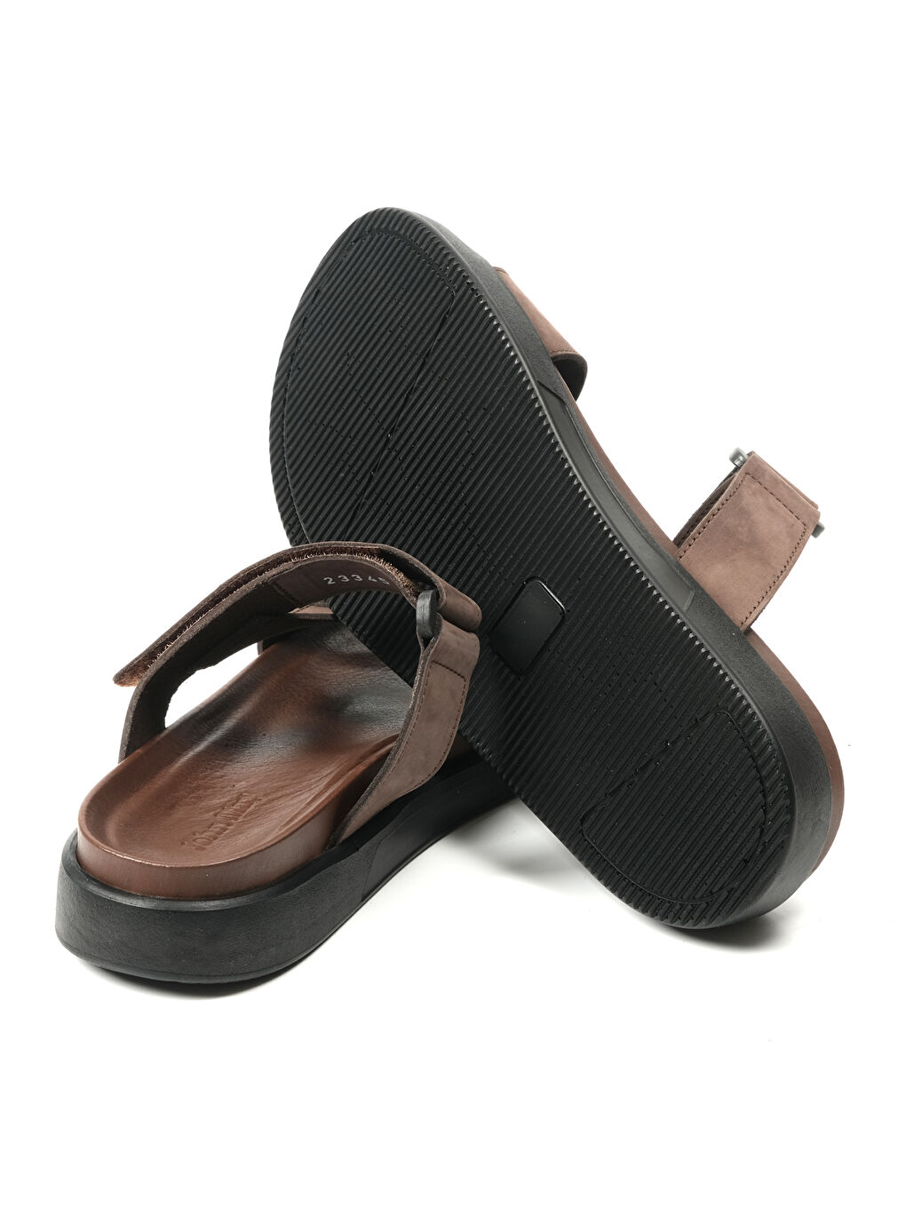 Kahverengi Erkek Terlik AG- 23345-3 Nubuk Kahve-4