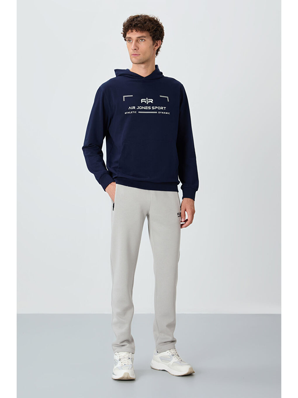 Bej Carlo Taş Şardonlu Erkek Eşofman Alt - 84942-1