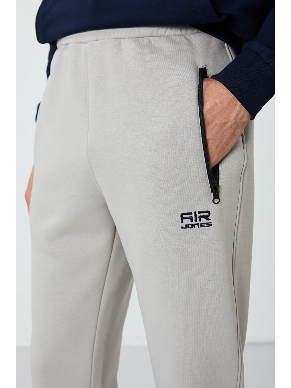 Bej Carlo Taş Şardonlu Erkek Eşofman Alt - 84942-3