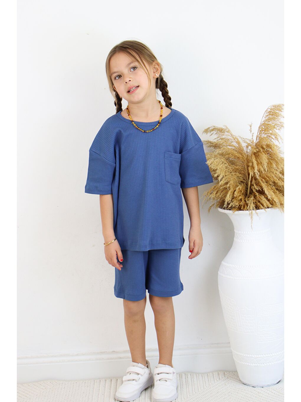Miababy Indigo Raporlu İnterlok İkili Takım - 3