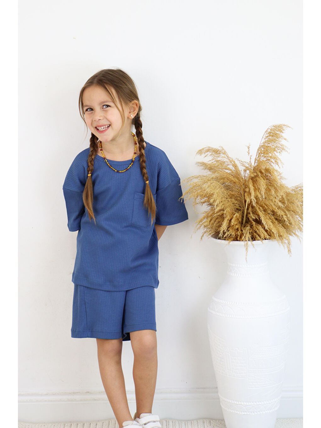 Miababy Indigo Raporlu İnterlok İkili Takım - 4