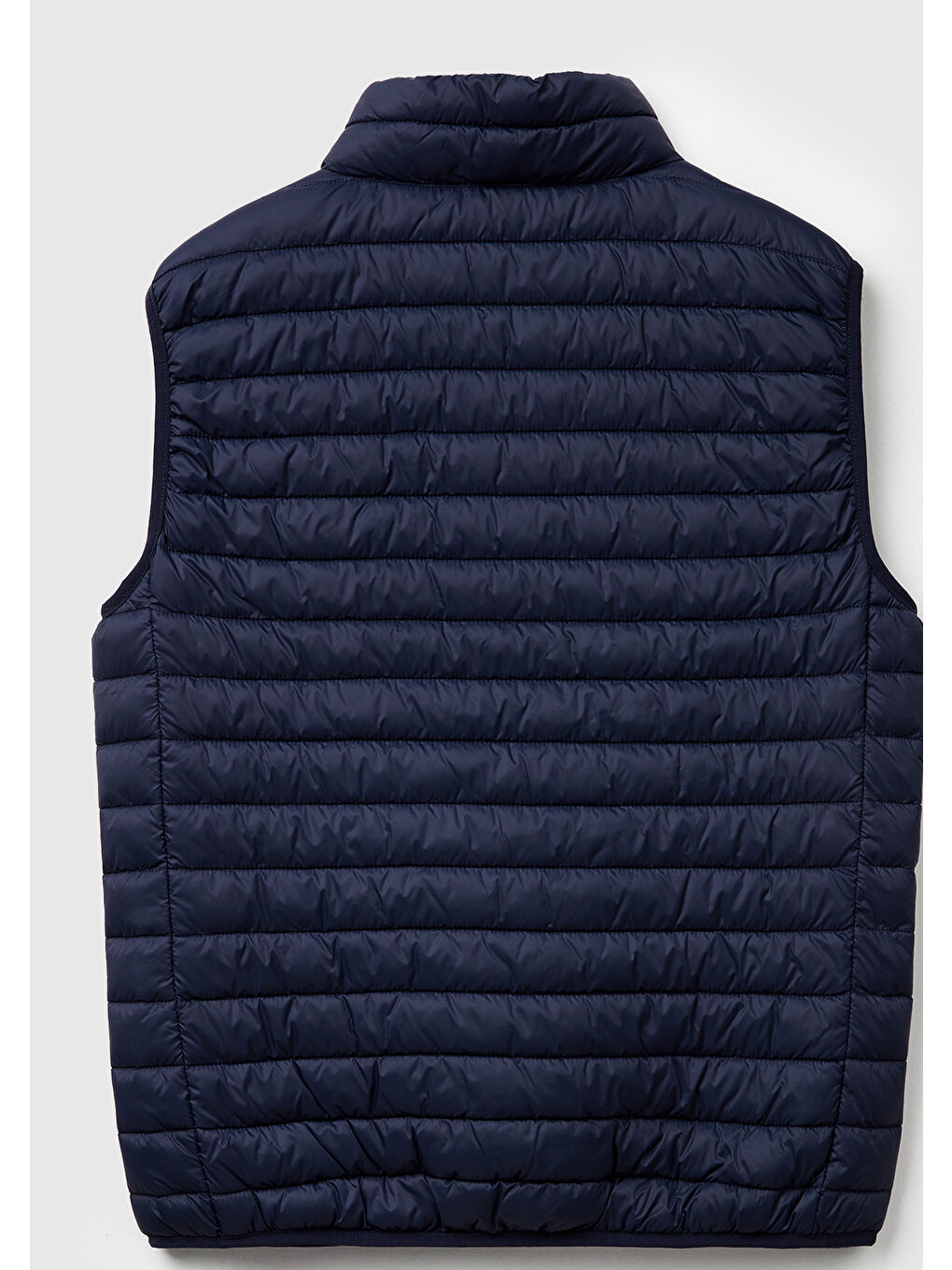 Erkek Lacivert Polyester Dolgulu Regular Fit Yelek-3