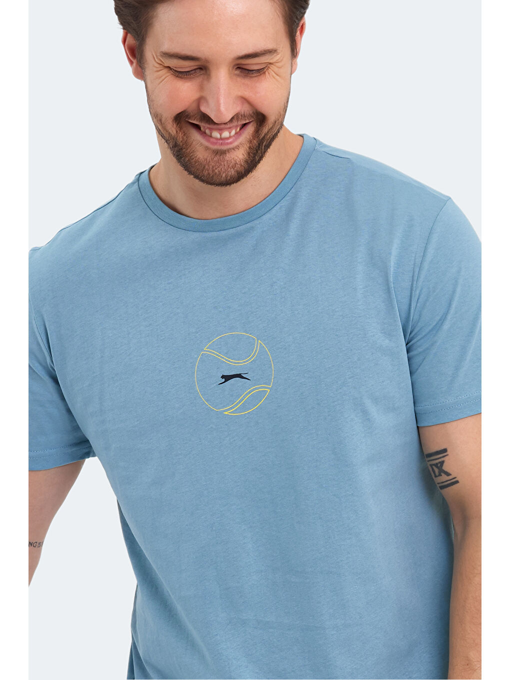 PASSAGE Erkek Tişört Mavi-5