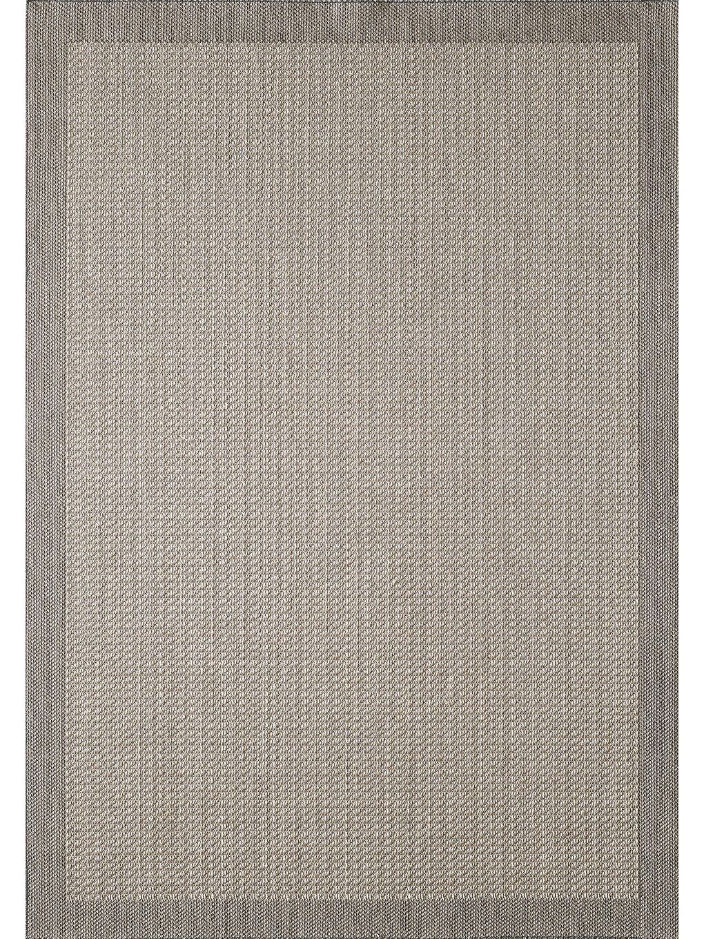 Sisalux 3091 Bej Jüt Tabanlı Modern Dokuma Kilim Sisal Hasır Halı-160x230-4