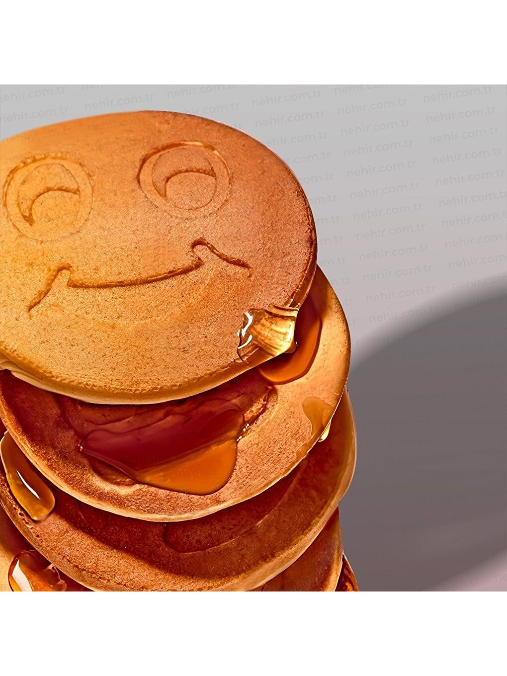 Pembe Rose Gold Alüminyum Döküm Krep Tavası - 27 Cm-2