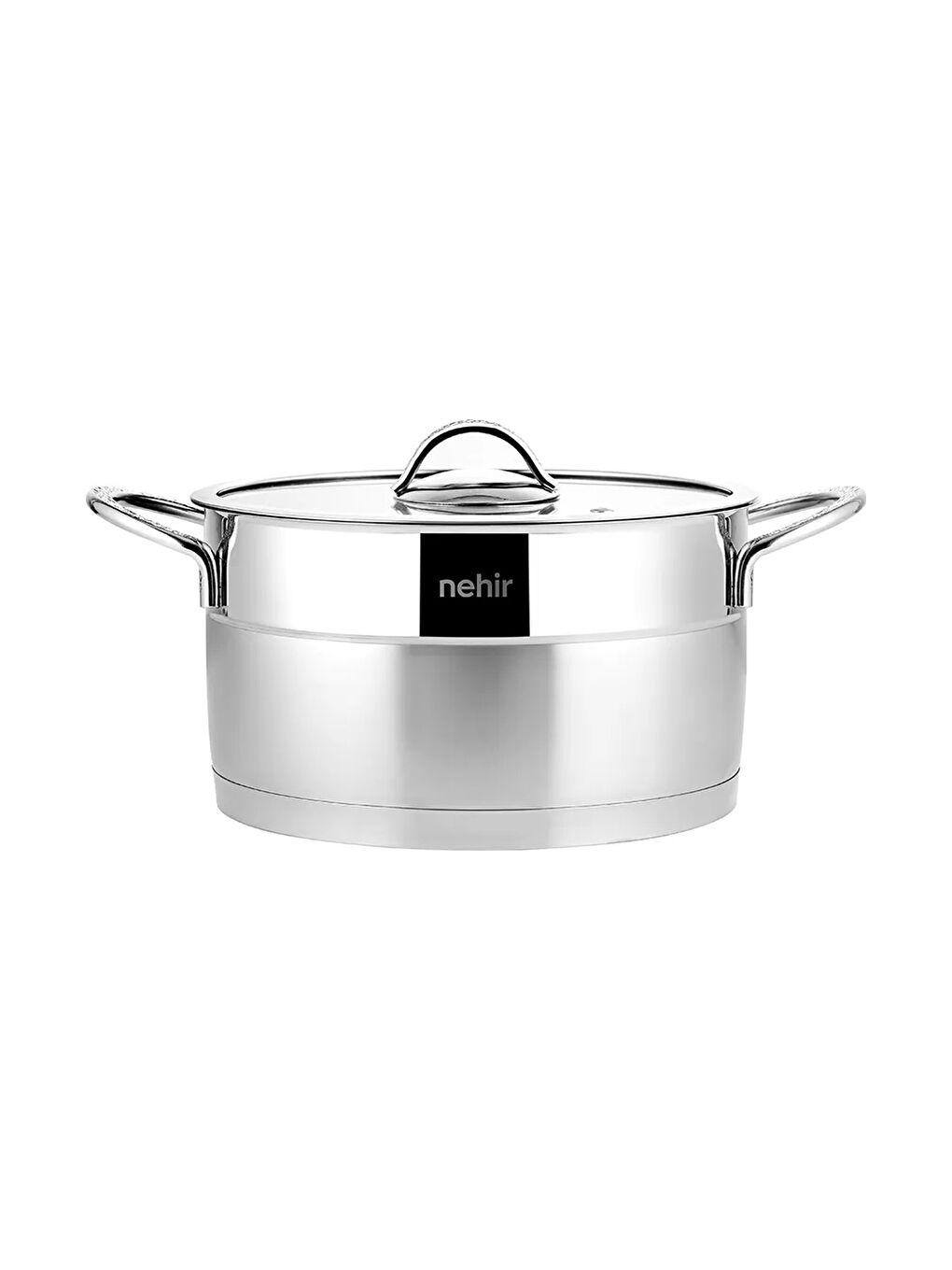 Beyaz Silver Mat Trend 18 cm Derin Tencere-1