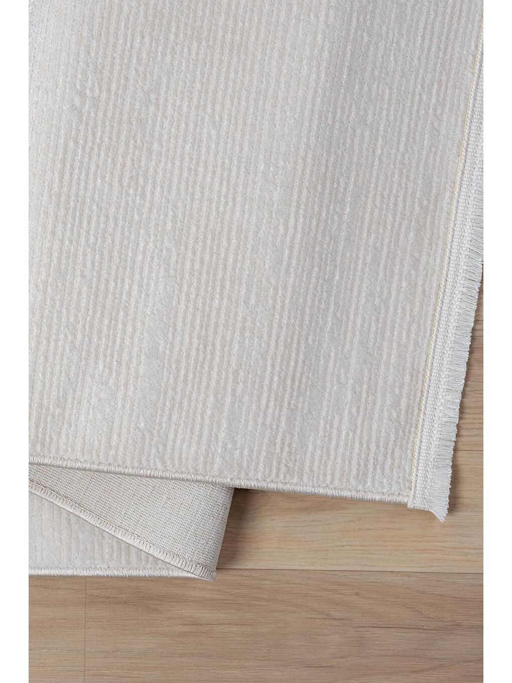 Ekru Konfor Parla 5786 Krem Kadife İplikli Salon Mutfak Oturma Odası Halısı Modern Dokuma Halı-80x300-4