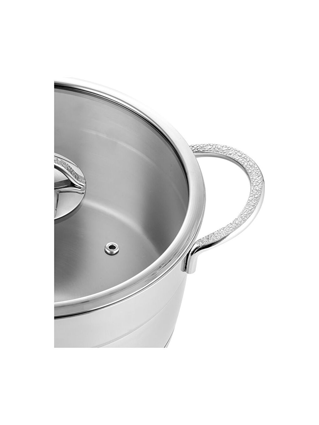 Beyaz Silver Mat Trend 18 cm Derin Tencere-3