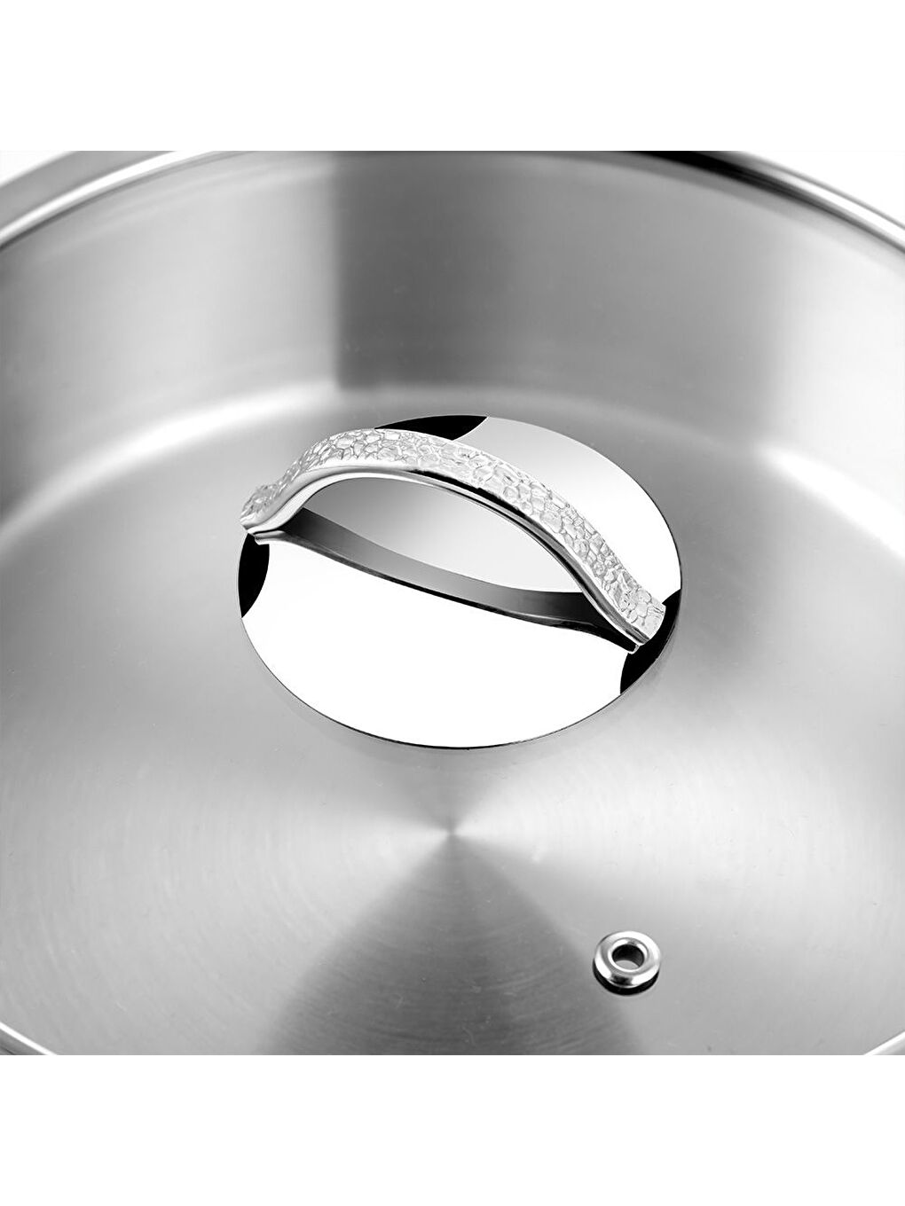 Beyaz Silver Mat Trend 18 cm Derin Tencere-4