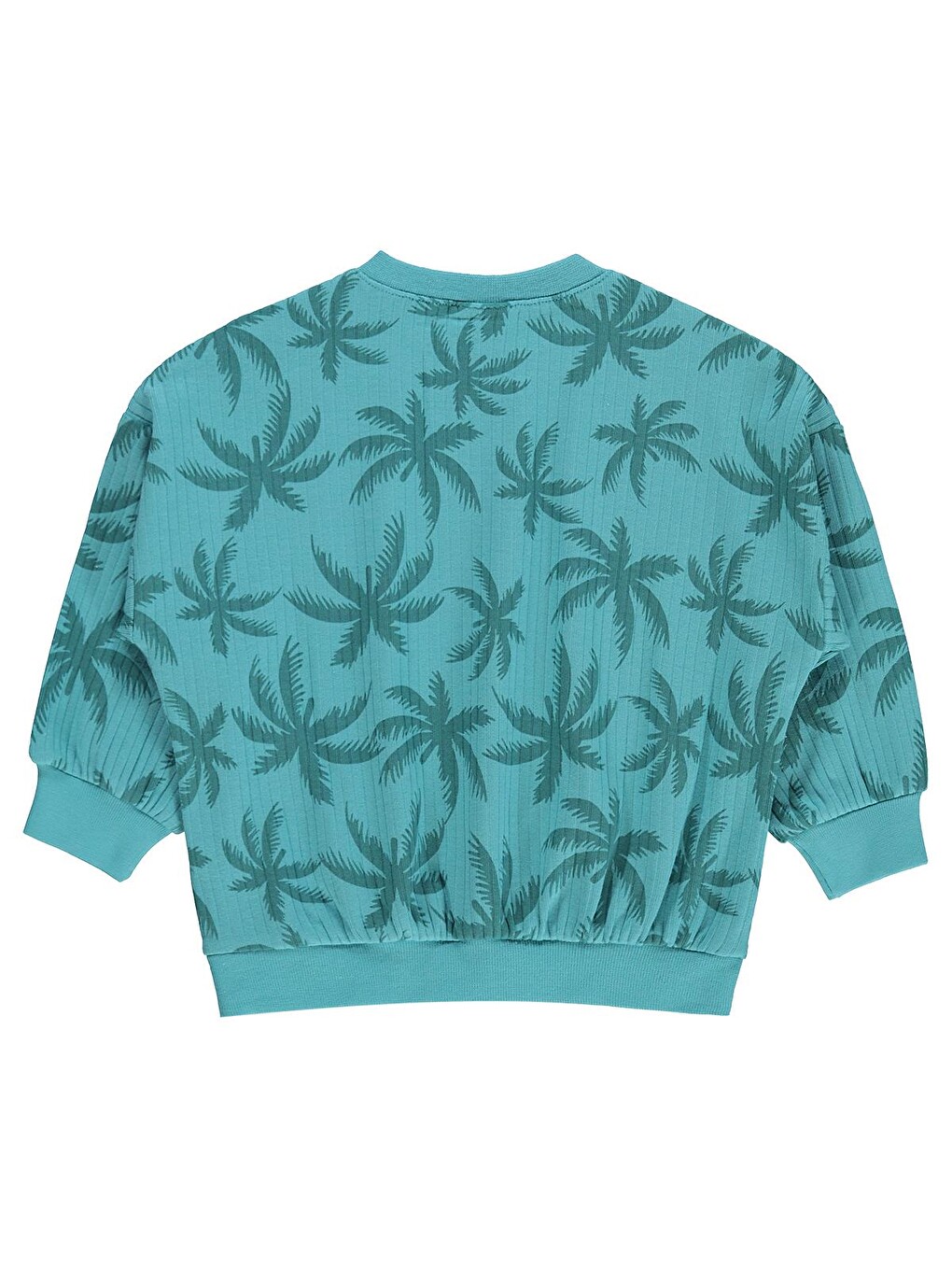 Petrol Baby Palmiye Empirme 3-18 Ay Sweatshirt - Yeşil-1