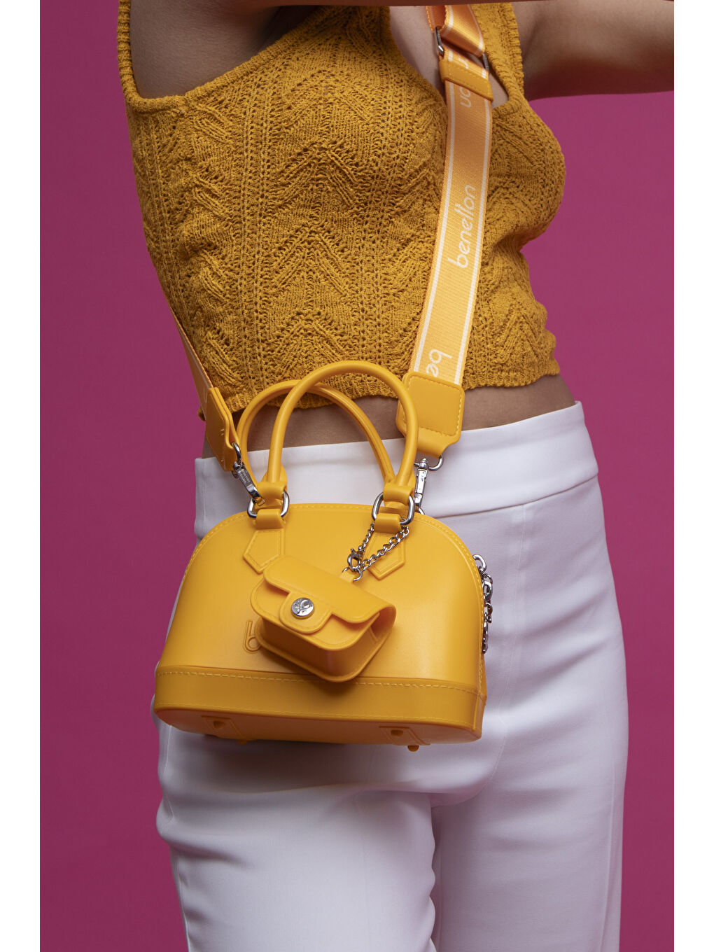 Kadın El Çantası Sarı BNT1449-1