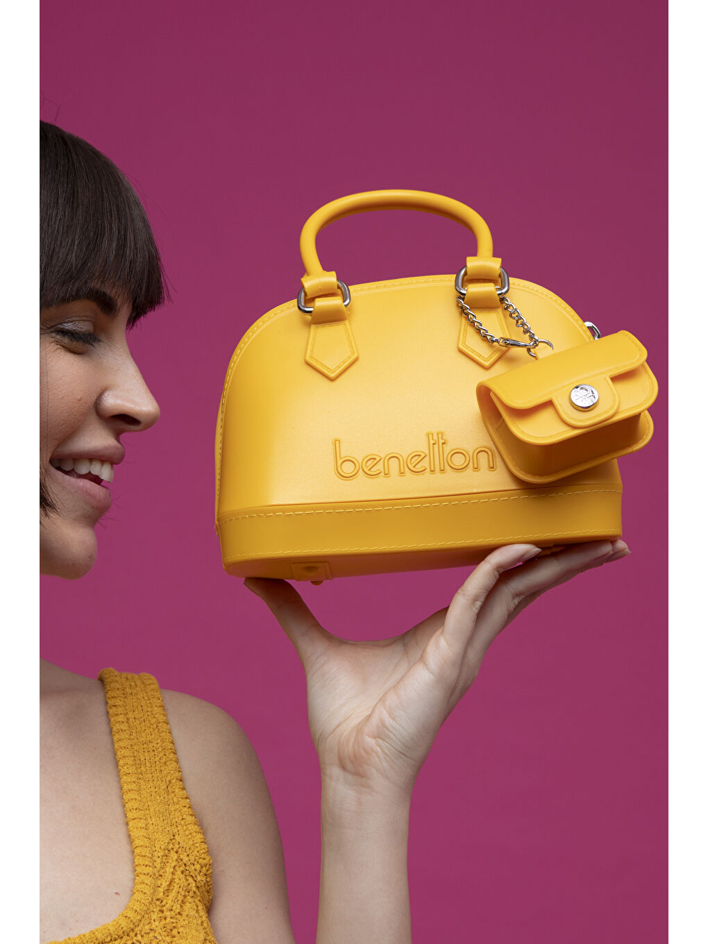 Kadın El Çantası Sarı BNT1449-3