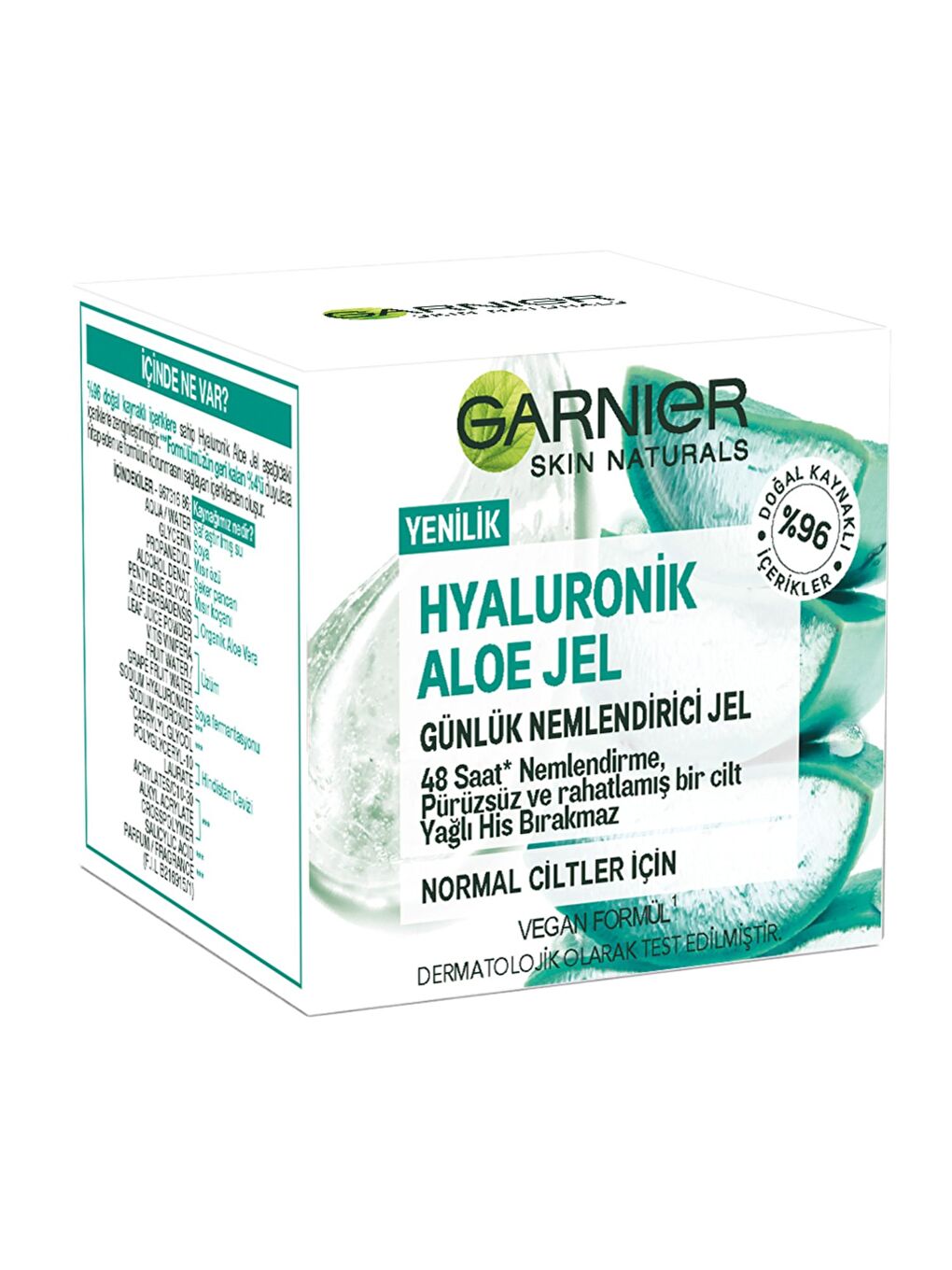 GARNIER Şeffaf Hyaluronik Aloe Günlük Nemlendirici Jel 50ml - 2