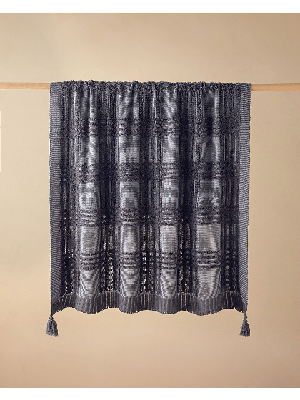 English Home Prisman Koltuk Şalı 130x170 cm Antrasit