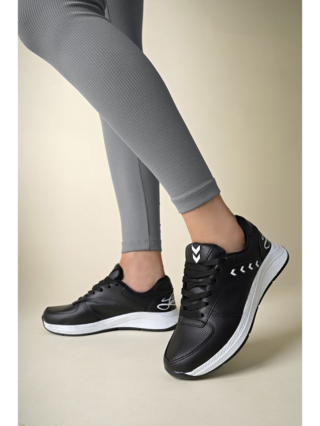 Siyah Kadın Sneaker Günlük Ayakkabı