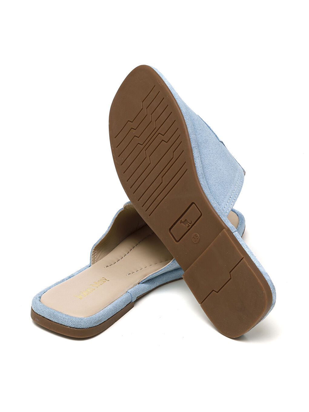 Kadın Terlik RC-25Y-001-R29635 Bebe Mavi Süet-4