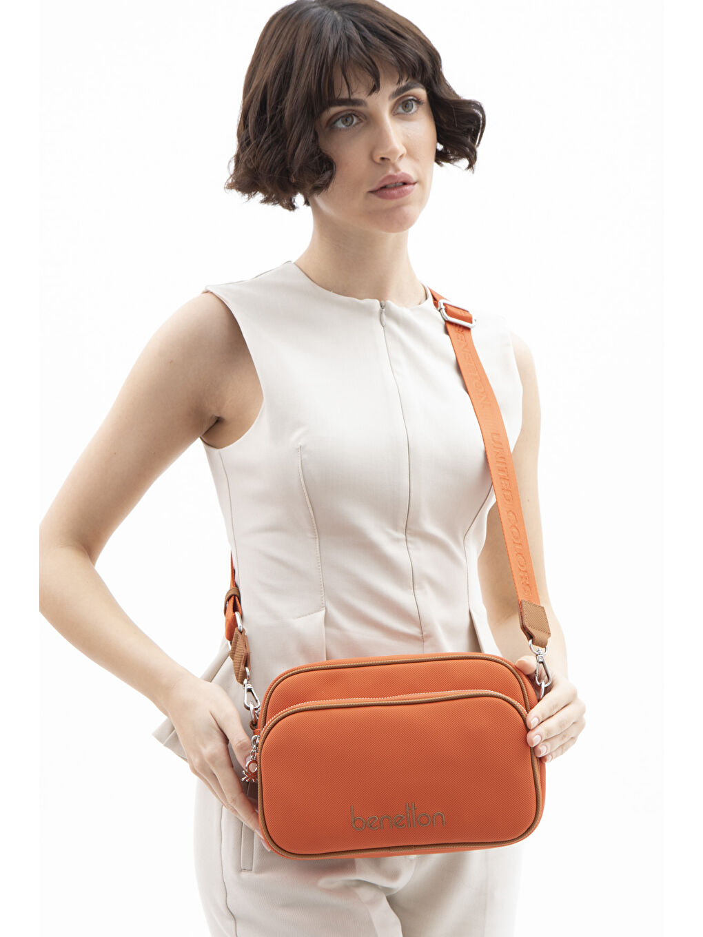 Kadin Çapraz Çanta Turuncu-Camel BNT1599