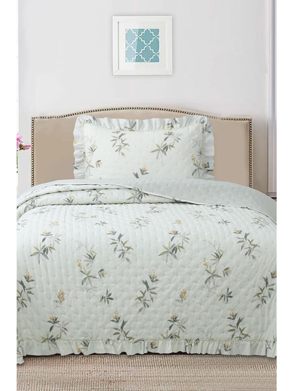 Karışık Breeze Güz Düşleri Tek Kişilik Yatak Örtüsü 180x240