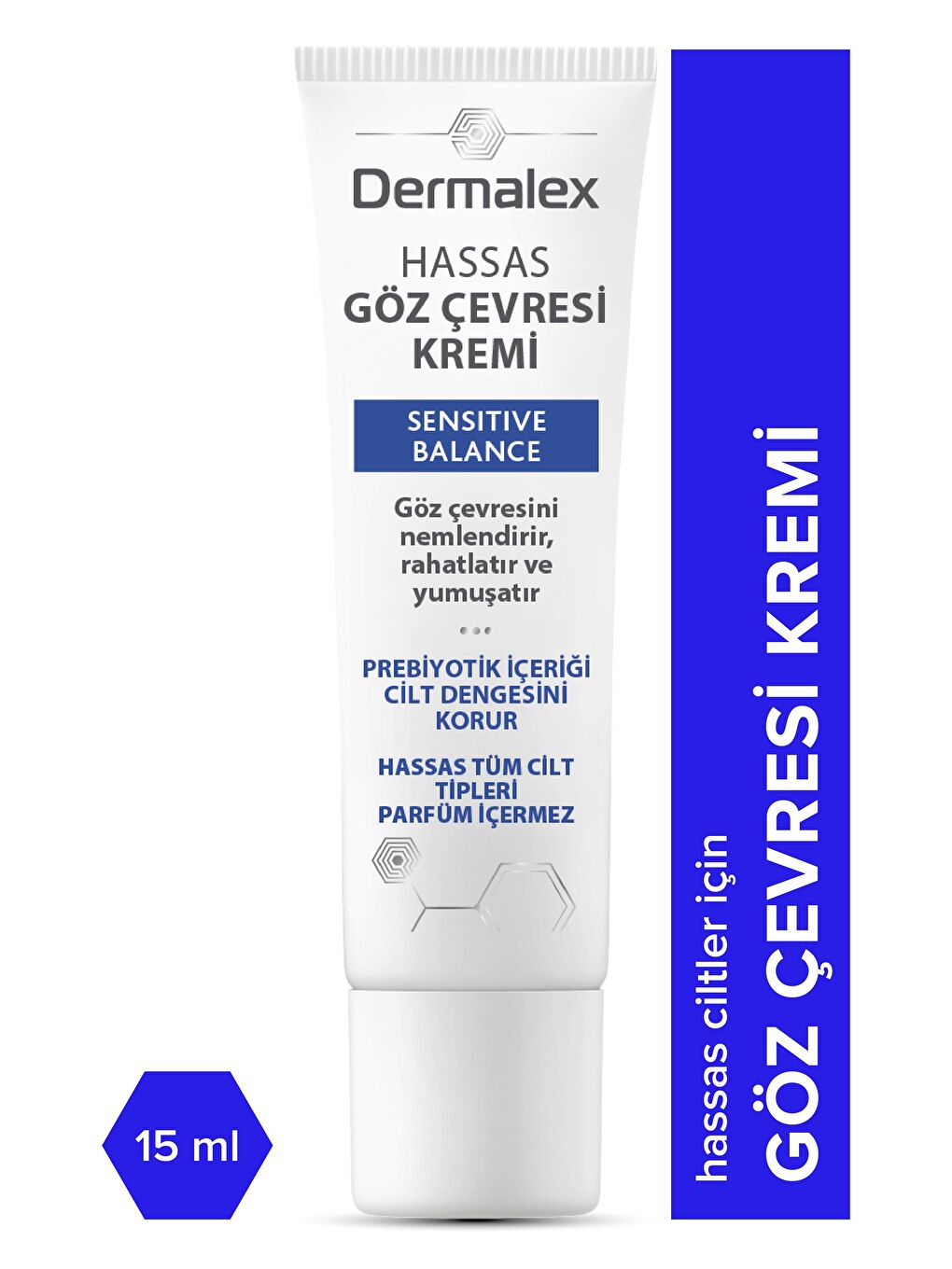 Dermalex Renksiz Sensitive Balance Hassas Göz Kremi