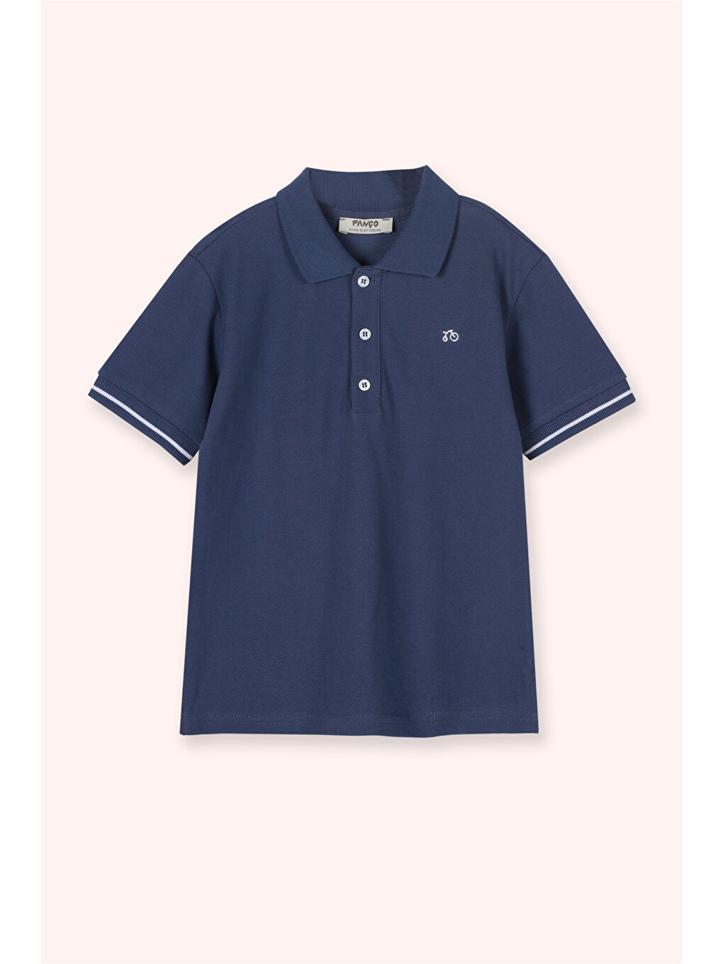 Lacivert Erkek Çocuk Polo T-Shirt Somon