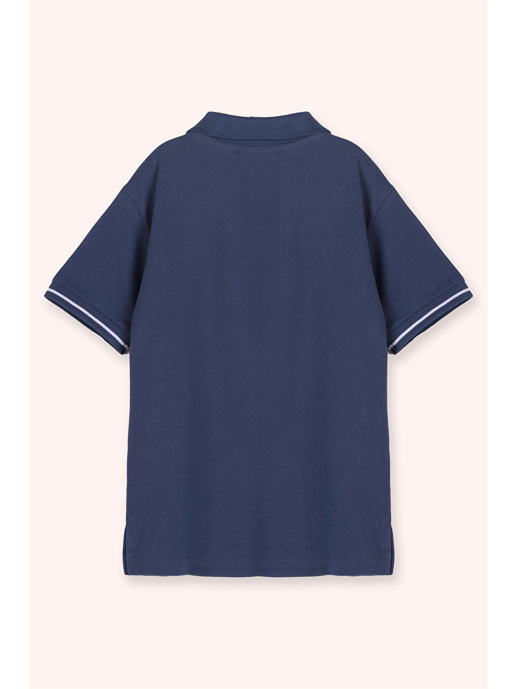 Lacivert Erkek Çocuk Polo T-Shirt Somon-1