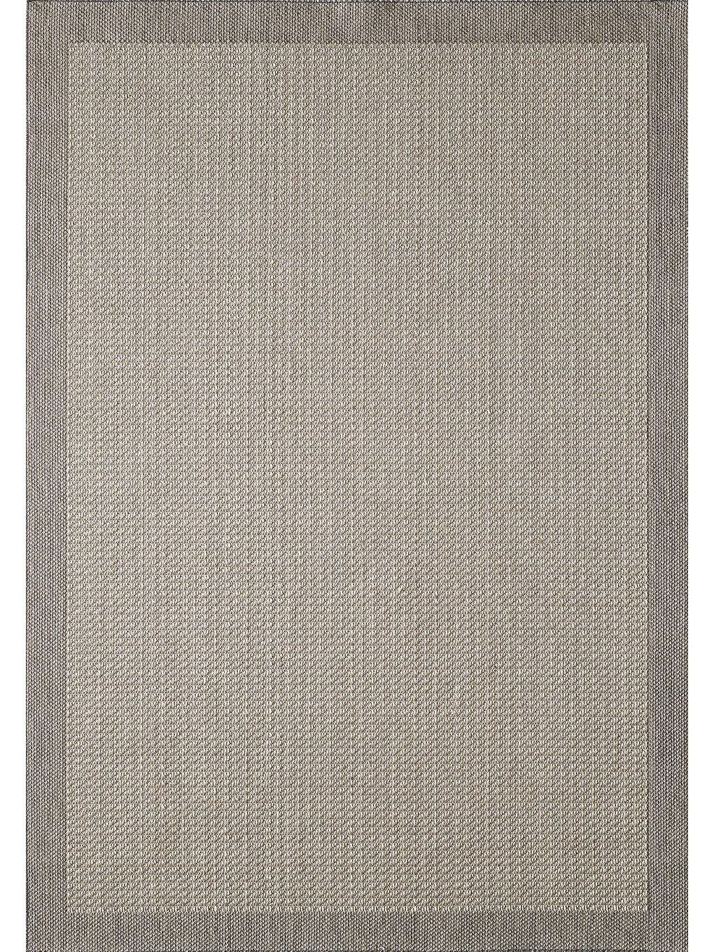 Sisalux 3091 Bej Jüt Tabanlı Modern Dokuma Kilim Sisal Hasır Halı-100x300-5
