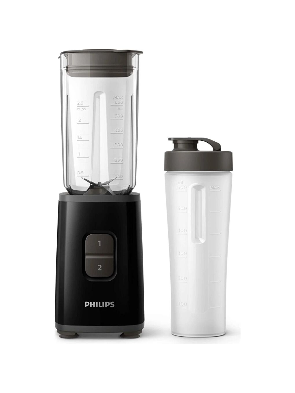 Philips Renksiz HR2602/90 Daily Collection Smoothie 350 W Mini Blender-Siyah