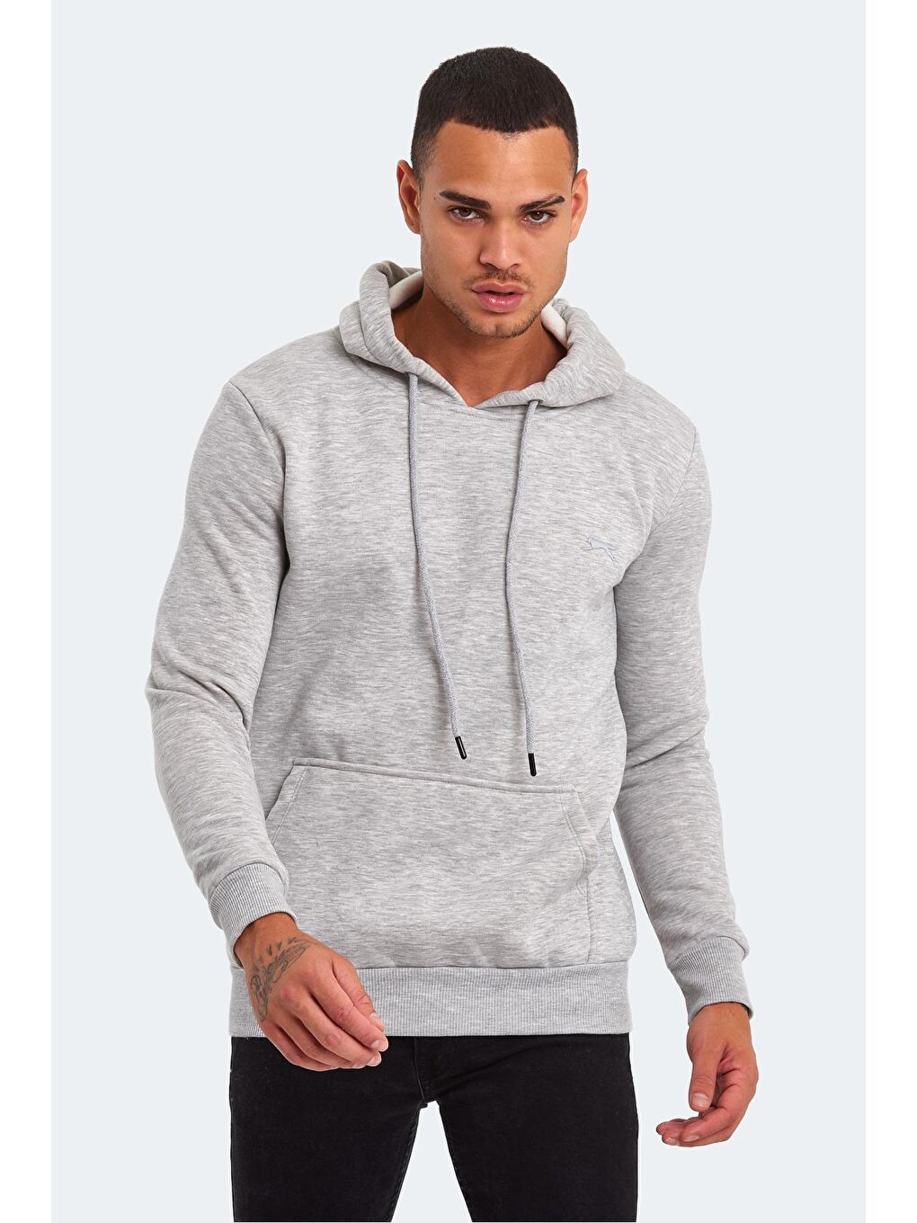 SLAZENGER Gri KEANS Erkek Sweatshirt Gri