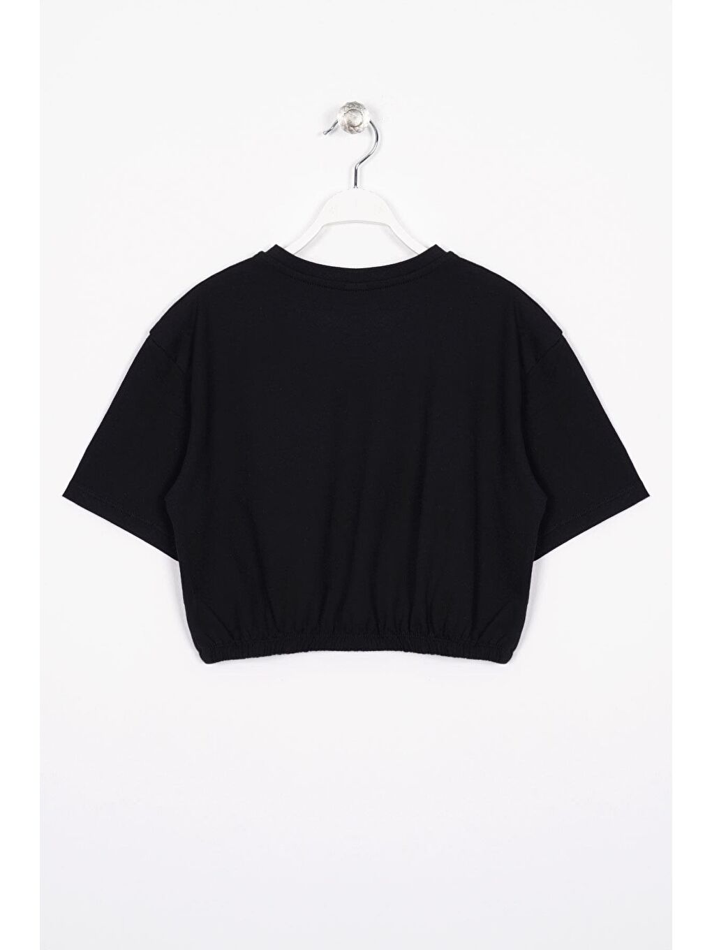 There Is Art  Baskılı Siyah Renk Kız Çocuk Tişört-2