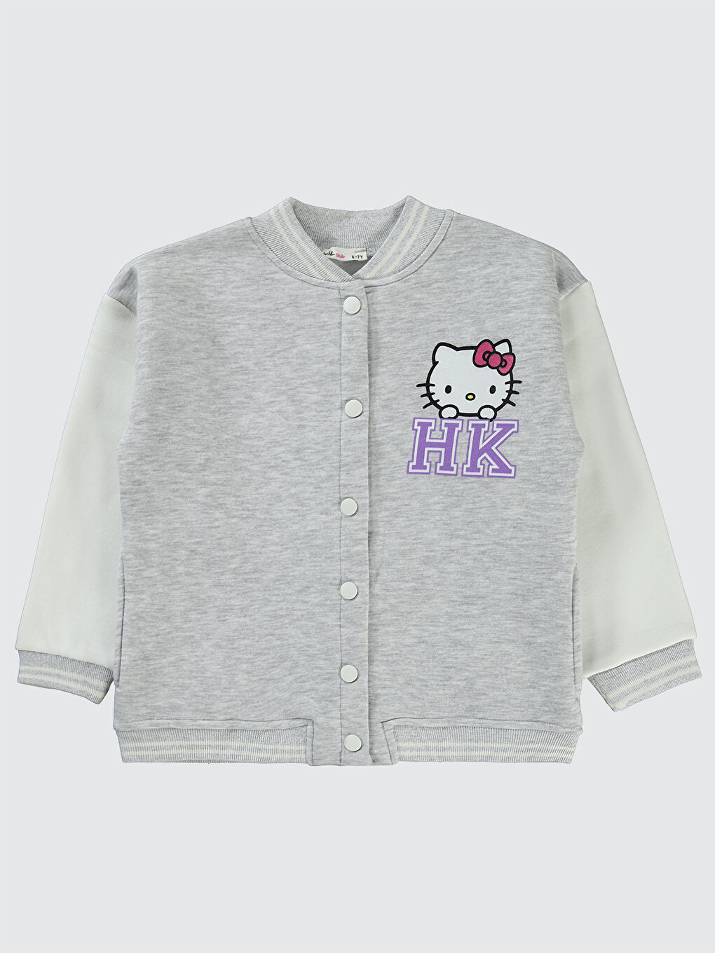 Beyaz Hello Kitty Kız Çocuk Hırka 10-13 Yaş Karmelanj