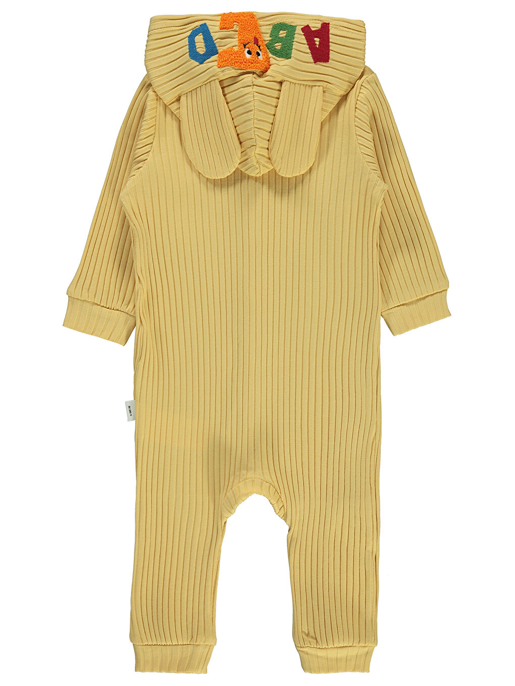 Baby Bebek Patiksiz Tulum 6-18 Ay Soft Sarı-2