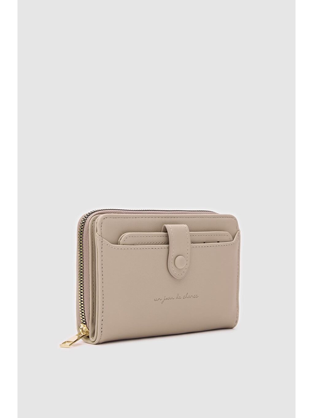 Angel Kartlıklı Cüzdan Bej-2