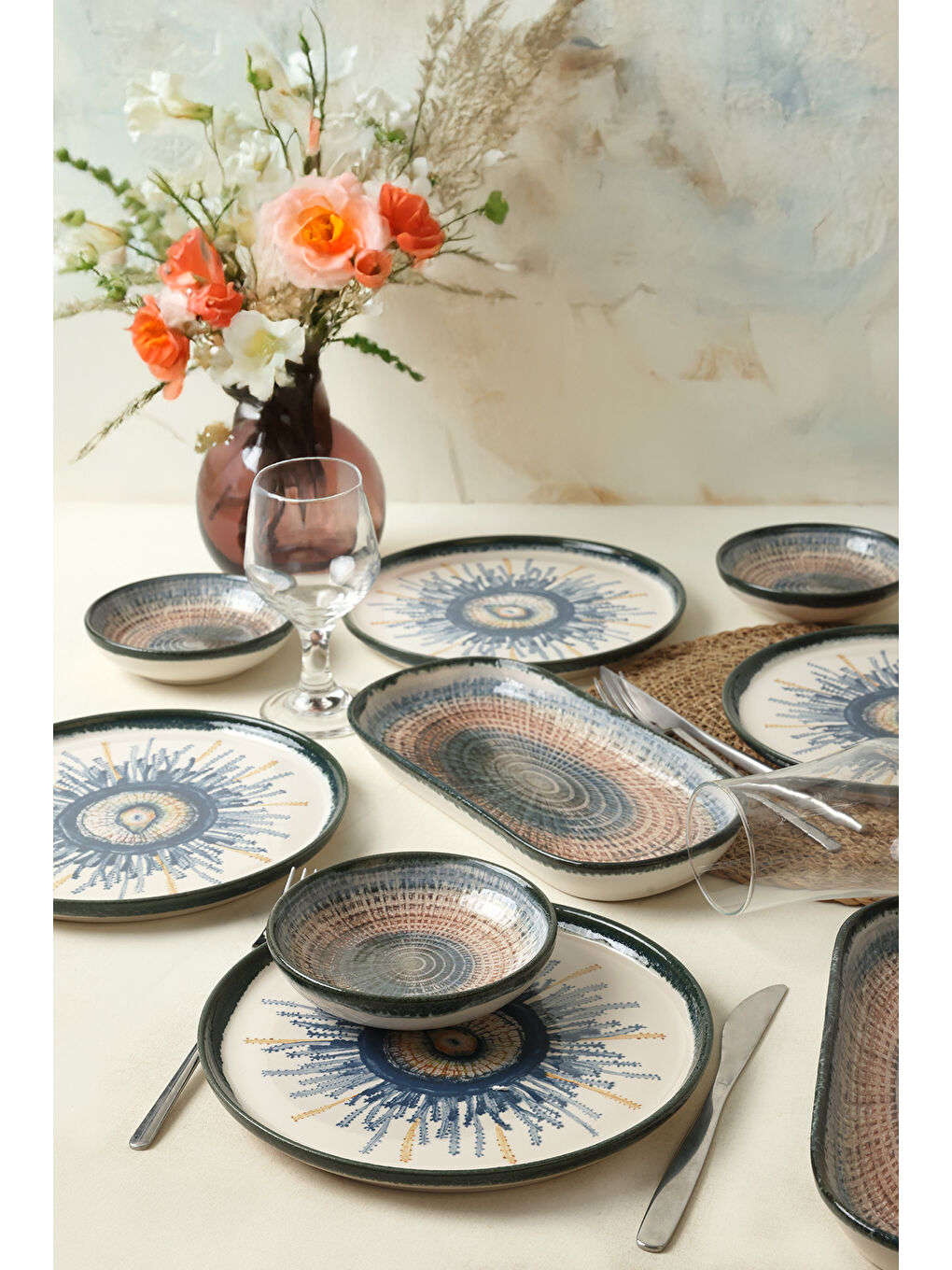 Karışık Hydra Kahvaltı Takımı 10 Parça 4 kişilik-1