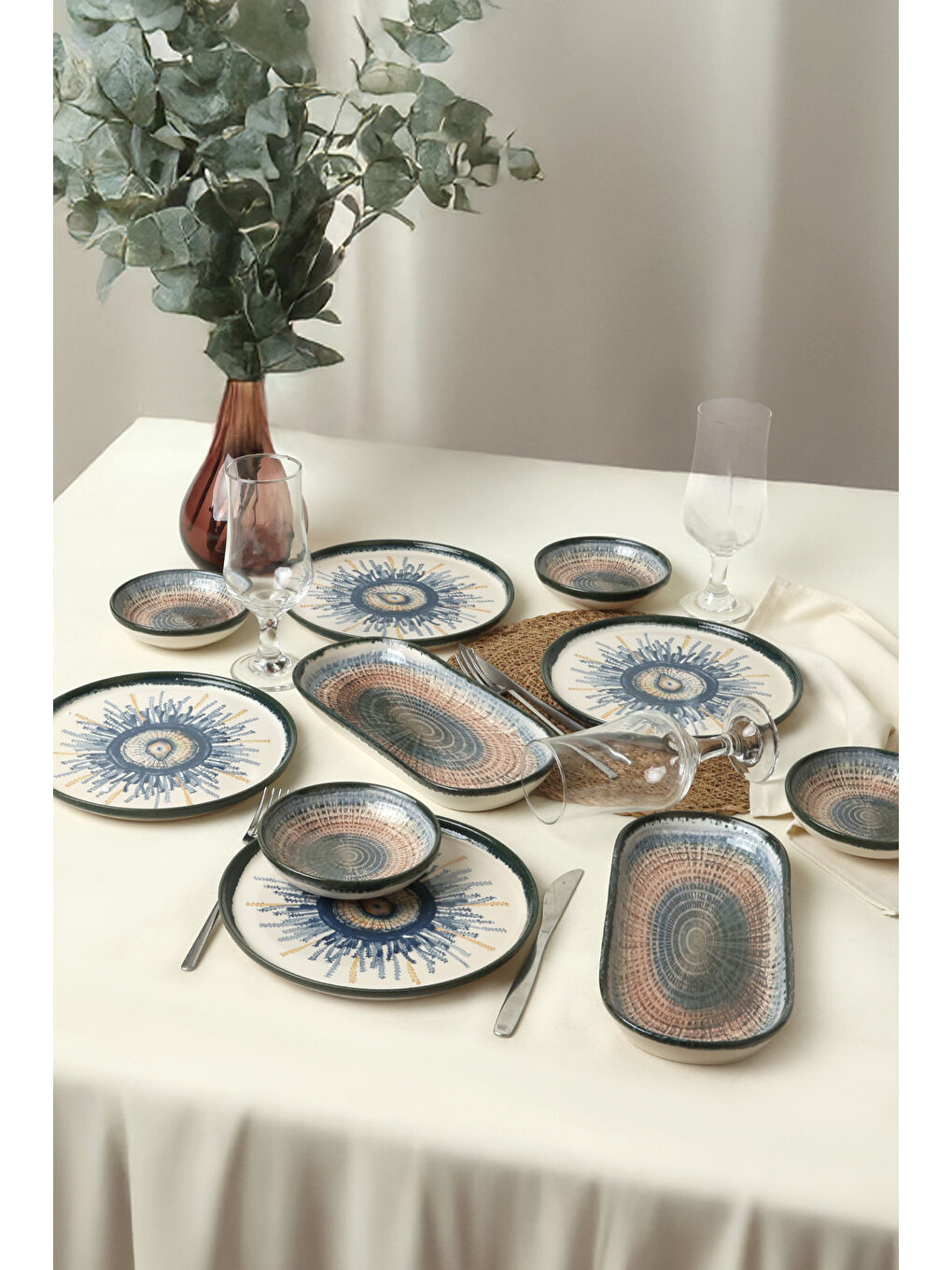 Karışık Hydra Kahvaltı Takımı 10 Parça 4 kişilik-2