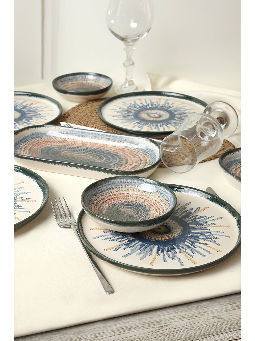 Karışık Hydra Kahvaltı Takımı 10 Parça 4 kişilik-3