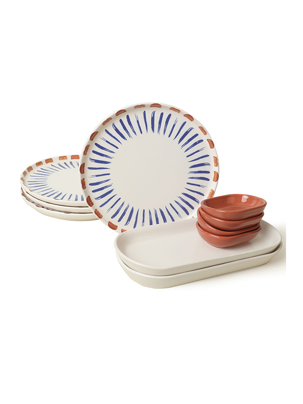 Karışık Red Line Kahvaltı Takımı 10 Parça 4 kişilik-7