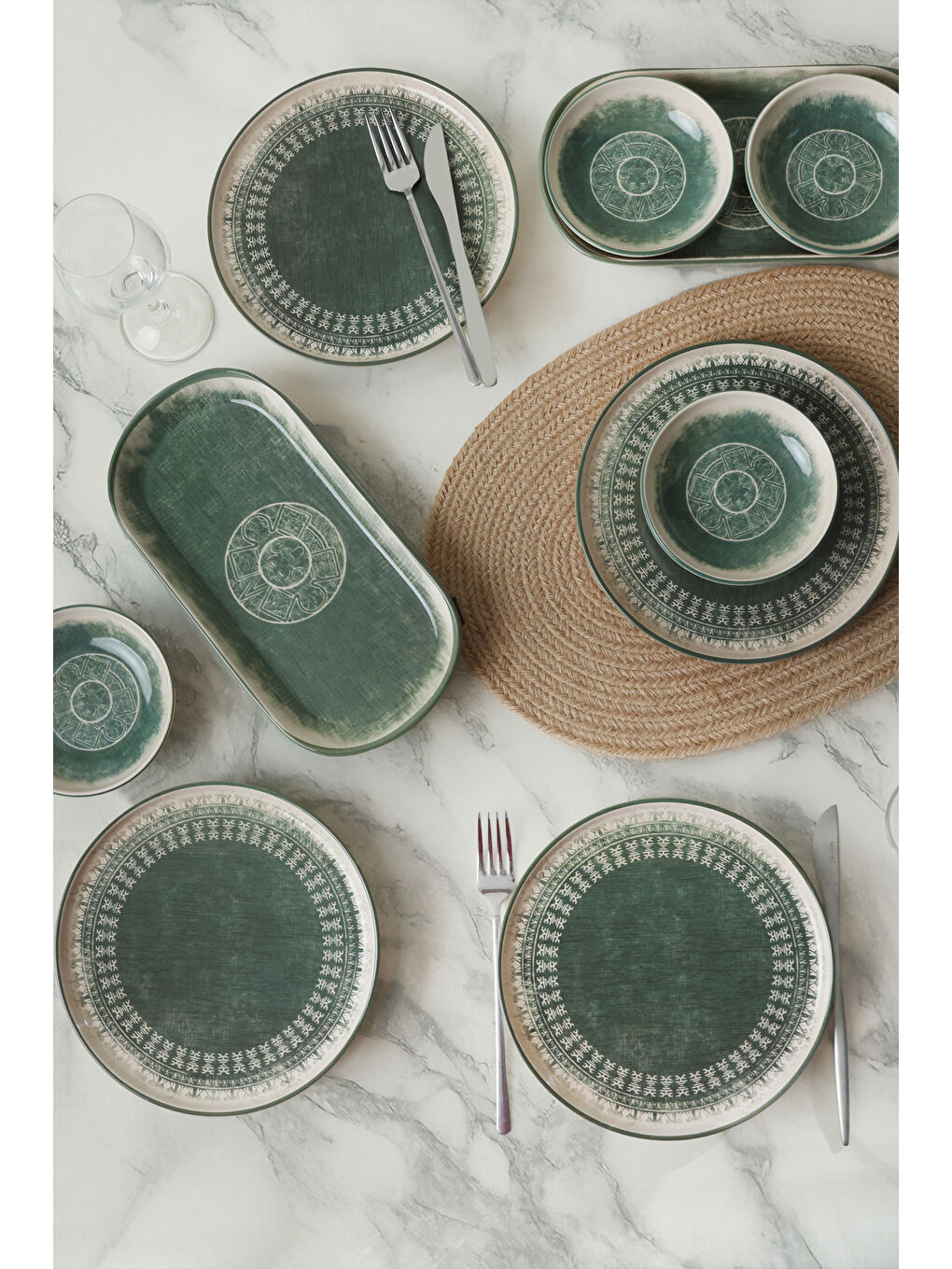 Karışık Maya Kahvaltı Takımı 10 Parça 4 kişilik