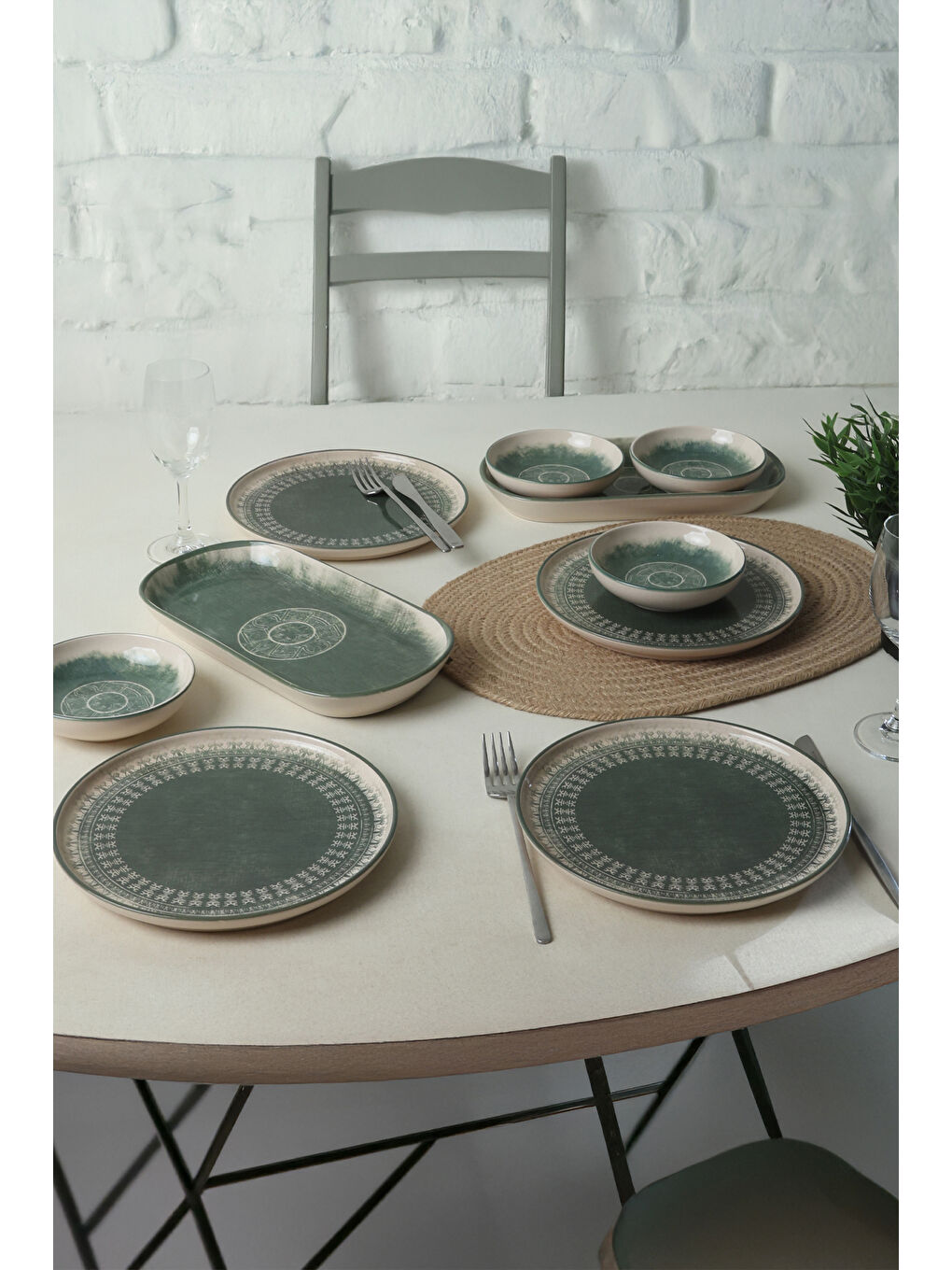 Karışık Maya Kahvaltı Takımı 10 Parça 4 kişilik-2