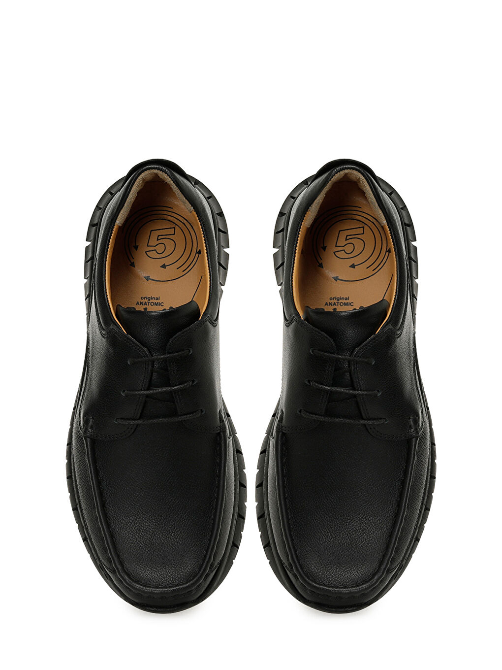 109013.M 5PR Siyah Erkek Rahat Ayakkabı-3