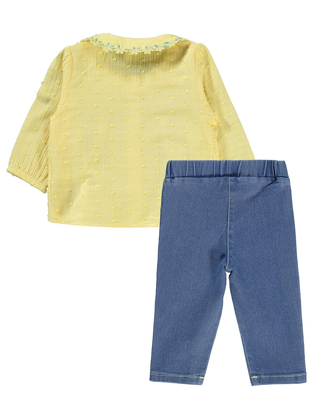 Kız Bebek Takım 6-18 Ay Sarı-1